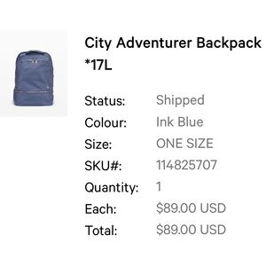 City adventurer backpack